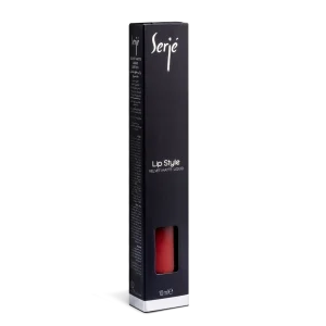 رژ لب مایع مخملی مات سرژه کد 101 (Classic Red)