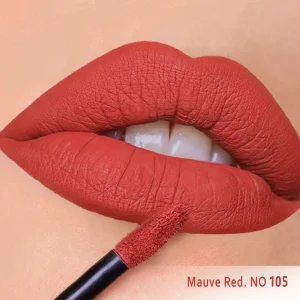 رژ لب مایع مخملی مات سرژه کد 105 (Mauve Red)