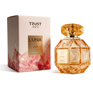 شیشه و جعبه عطر زنانه TRUST aura LUNA